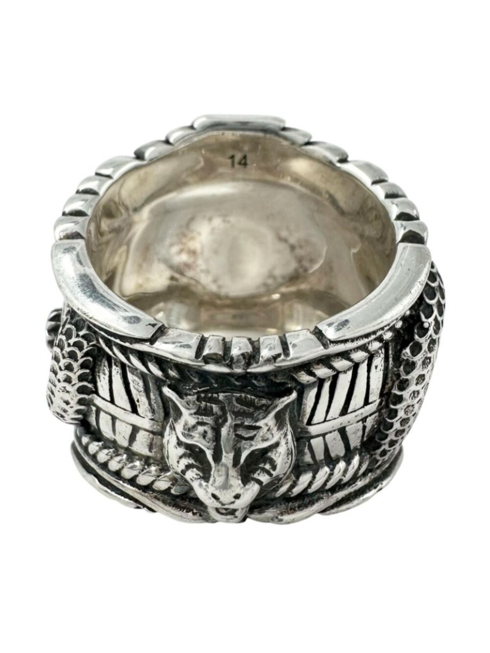 Gucci Ring Snake Malachite Silver - Picture 4 of 9